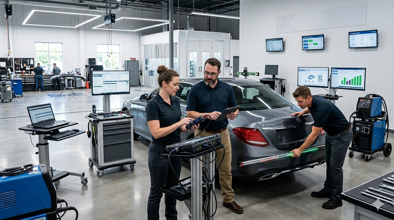 Collision repair business meeting